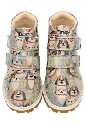 Dogo - Enfants Cuir Vegan Multicolore Bottes - Best Friends Forever Motif