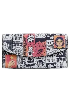 Dogo - Femme Blanc Portefeuille - Star Girl Motif