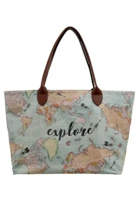 Dogo - Femme Cuir Vegan Multicolore Sac d'épaule - Explore Motif