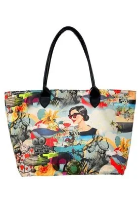 Dogo - Femme Cuir Vegan Multicolore Sac d'épaule - Lucid Dreaming Motif