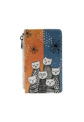 Dogo - Femme Multicolore Portefeuille - Family Portrait Motif