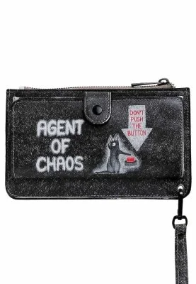 Dogo - Femme Noir Portefeuille - Agent of Chaos Motif