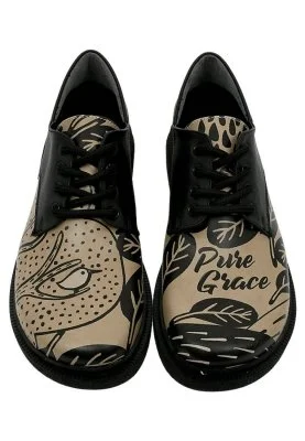 Dogo - Kadın Vegan Deri Siyah Günlük Ayakkabı - Pure Grace Tasarım (1)