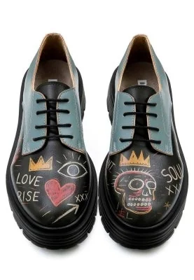 Dogo - Kadın Vegan Deri Siyah Günlük Ayakkabı - Radiant Child Tasarım (1)