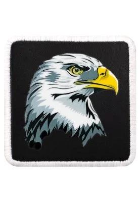 Dogo - Unisex Noir Casquette Patch Amovible - Eagle Eyed Motif