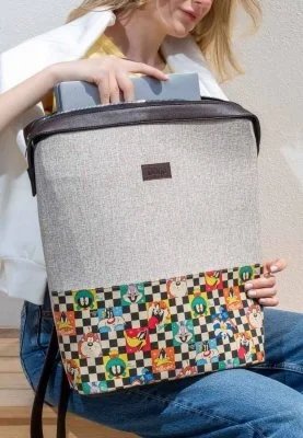 Dogo - Unisex Vegan Gris Sac à dos - Warner Bros You're Despicable Motif