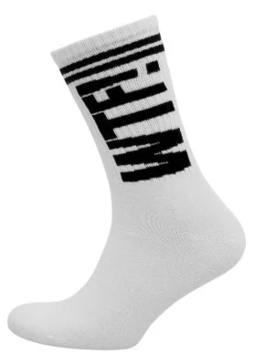 Dogo - Unisex Vegan White Socks - WTF Design (1)