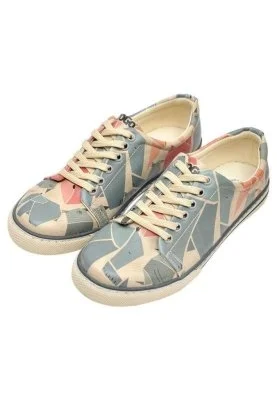 Dogo - Women Vegan Leather Blue Sneakers - Origami Design