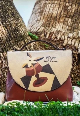 Dogo - Women Vegan Leather Brown Purse - Bloom and Grow Design