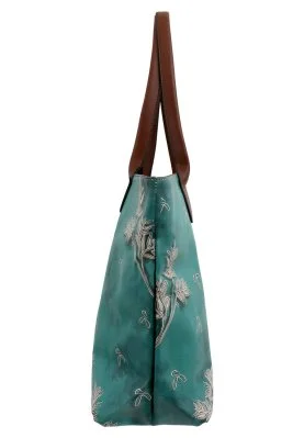 Dogo - Women Vegan Leather Green Shoulder Bag - Koala Hug Design (1)