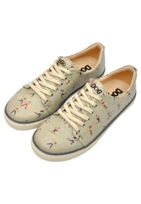Dogo - Women Vegan Leather Green Sneakers - Winter People Design