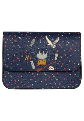 Dogo - Women Vegan Leather Navy Purse - Warner Bros Stay-at-Hogwarts Design