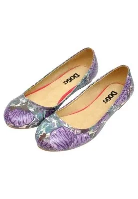 Dogo - Women Vegan Leather Purple Flat Shoes - Violetta Design