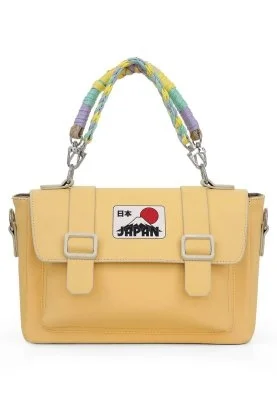 Dogo - Women Vegan Leather Yellow Purse - Japan Design