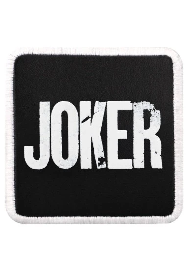 Unisex Black Removable Hat Patch- Joker Design - 