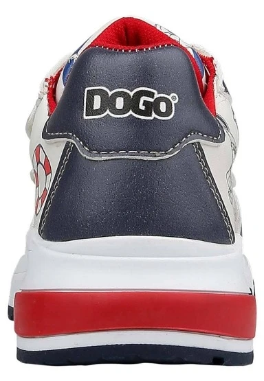 Unisex Çocuk Vegan Deri Cırt Cırtlı Lacivert Sneakers - Warner Bros Marine Tunes Looney Tunes Tasarım - 