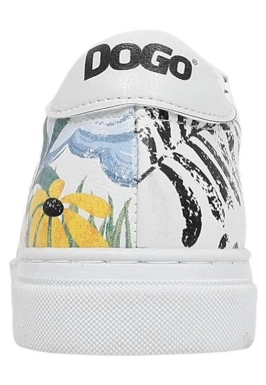Çocuk Vegan Deri Beyaz Günlük Sneakers - Oh The Bliss Tasarım - 