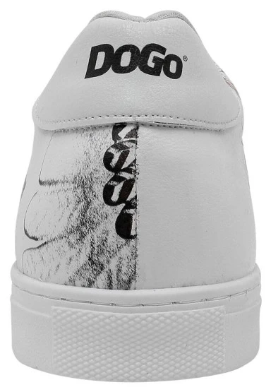 Erkek Vegan Deri Beyaz Sneakers - Equal Tasarım - 