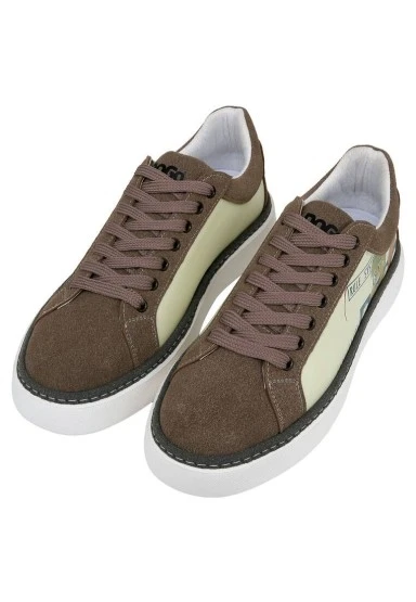 Erkek Vegan Deri Çok Renkli Sneakers - Rules System Tasarım - 