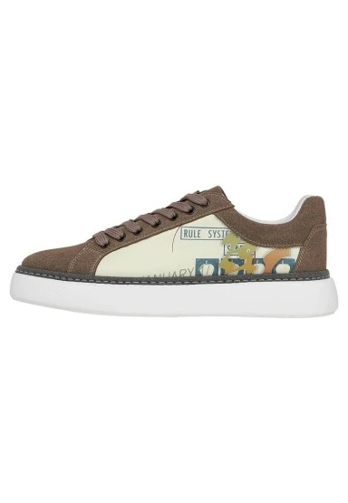 Erkek Vegan Deri Çok Renkli Sneakers - Rules System Tasarım - 