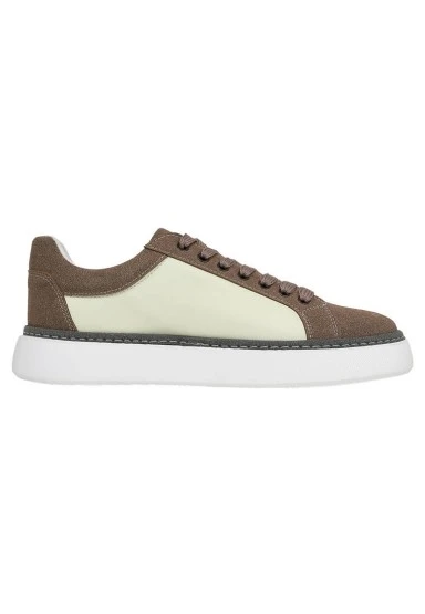 Erkek Vegan Deri Çok Renkli Sneakers - Rules System Tasarım - 