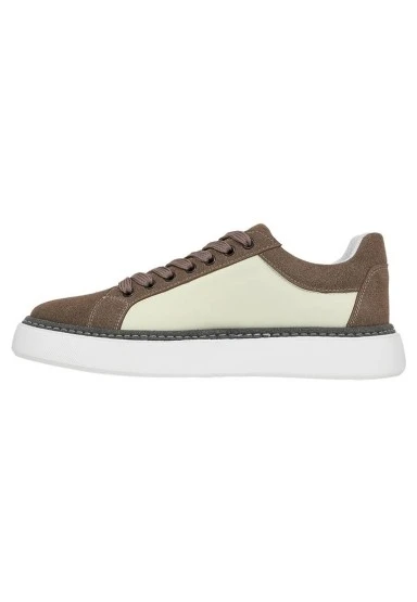 Erkek Vegan Deri Çok Renkli Sneakers - Rules System Tasarım - 