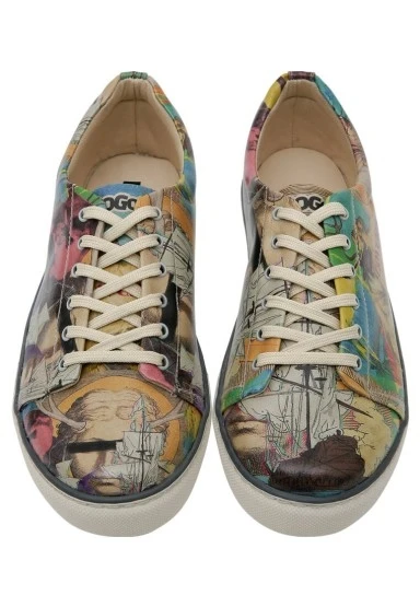 Erkek Vegan Deri Çok Renkli Sneakers - Ancient Tales Tasarım - 