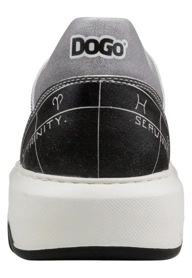 Erkek Vegan Deri Gri Sneakers - Esoteric Tasarım - 