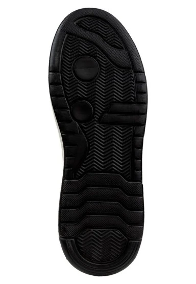 Erkek Vegan Deri Gri Sneakers - Ordinary Camo Tasarım - 