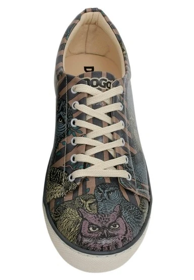 Erkek Vegan Deri Çok Renkli Günlük Sneakers - Ever Feel Like You're Being Watched Tasarım - 