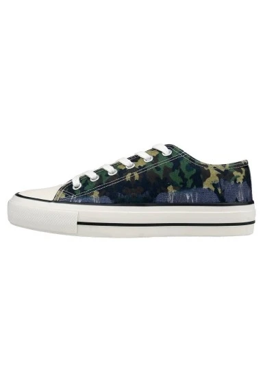 Erkek Vegan Gri Sneakers - Star Eagle Tasarım - 