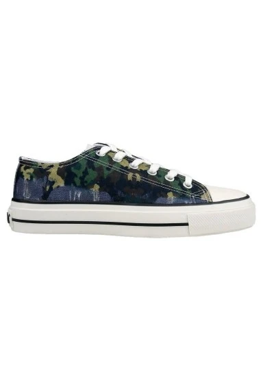 Erkek Vegan Gri Sneakers - Star Eagle Tasarım - 