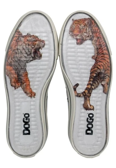 Erkek Vegan Gri Sneakers - Uptown Tigers Tasarım - 