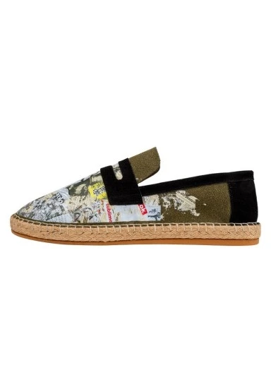 Erkek Vegan Yeşil Espadril - Apollo Tasarım - 