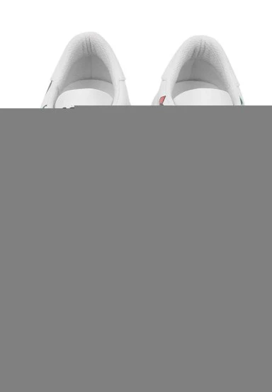 Femme Cuir Vegan Blanc Baskets - Koi World Motif - 