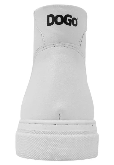Femme Cuir Vegan Blanc Baskets Hautes - Warner Bros Tweety Classic Motif - 