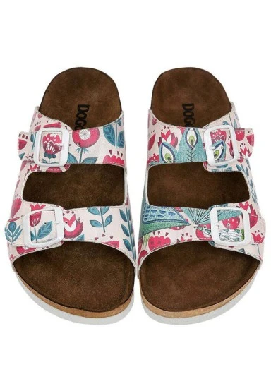 Femme Cuir Vegan Blanc Sandales - Remember Who You Are Motif - 