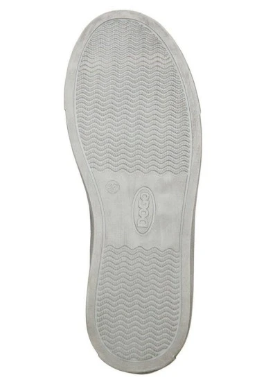 Femme Cuir Vegan Bleu Baskets - Amsterdam Motif - 