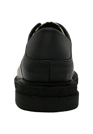 Femme Cuir Vegan Noir Chaussures Décontractées - Pure Grace Motif - 