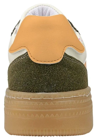 Femme Cuir Vegan Crème Baskets - Warner Bros Looney Tunes Sylvester and Tweety Motif - 