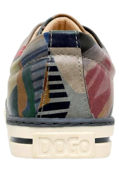 Femme Cuir Vegan Multicolore Baskets - You Are Never Alone Motif - 