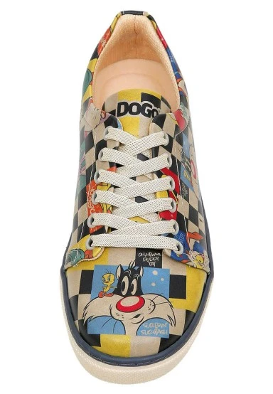 Femme Cuir Vegan Multicolore Baskets - Warner Bros You're Despicable Motif - 