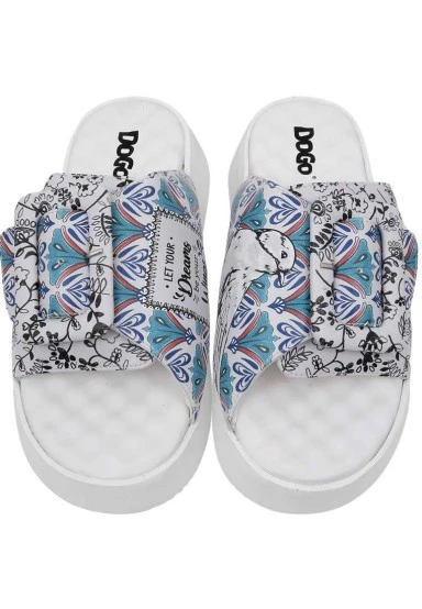 Femme Cuir Vegan Multicolore Chaussons - Let Your Dreams Be Your Wings Motif - 