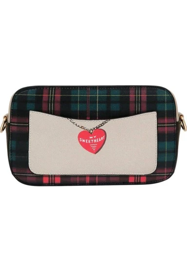 Femme Cuir Vegan Multicolore Sac à Main - Teddy Bear Motif - 