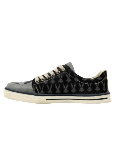 Femme Cuir Vegan Noir Baskets - Warner Bros Bugs Bunny Playful Bugs Motif - 