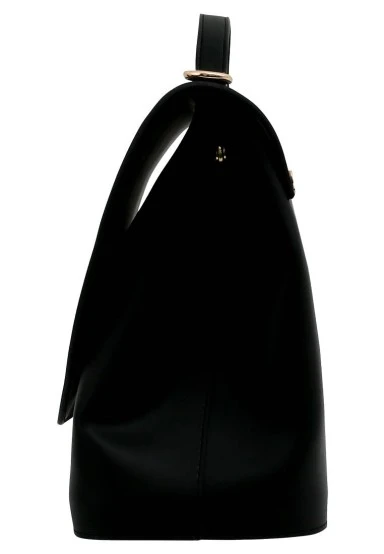 Femme Cuir Vegan Noir Sac à Main - Vasily Kandinsky Cannons Muse Motif - 