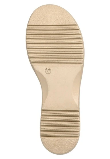 Femme Cuir Vegan Multicolore Sandales Compensées - Artsy Motif - 
