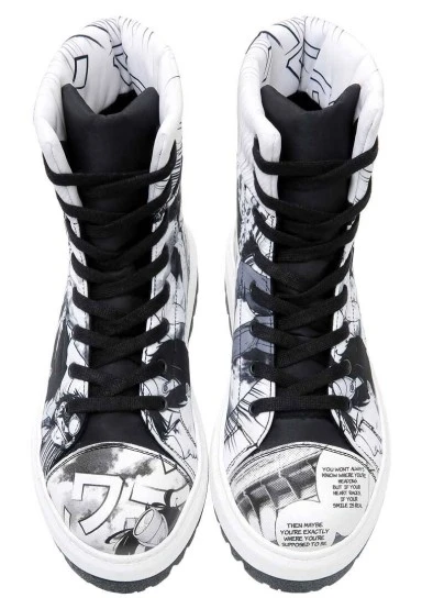 Femme Vegan Blanc Bottes Longues - Hero of Our Story Motif - 