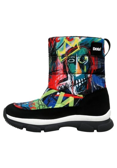 Femme Vegan Multicolore Bottes - The Weekend is Over Motif - 