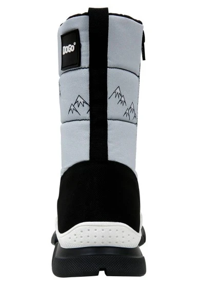 Femme Vegan Gris Bottes - Warner Bros Looney Tunes Ski Club Motif - 